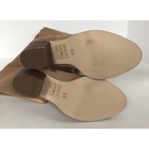 SOLE SOCIETY Catalina Night Taupe Suede Thigh High Boots (Size 5.5 M) - Picture 12 of 12